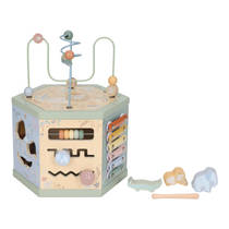 Little Dutch Safari Friends houten activiteitenkubus productafbeelding 4