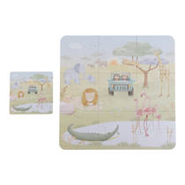 Little Dutch Safari Friends 6 houten puzzels productafbeelding 2