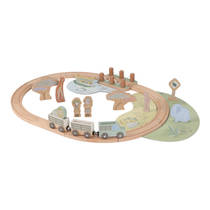 Little Dutch Safari Friends houten treinset productafbeelding 3