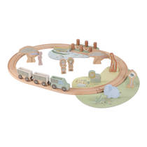 Little Dutch Safari Friends houten treinset productafbeelding 2