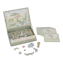 Little Dutch Safari Friends houten magnetisch speelbord productafbeelding 3