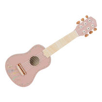 Little Dutch Safari Friends houten gitaar - roze productafbeelding 2