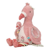 Little Dutch Safari Friends flamingo activiteitenknuffel productafbeelding 2