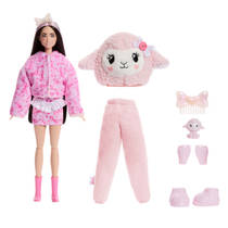 Barbie Cutie Reveal knuffel serie pop roze lammetje productafbeelding 7