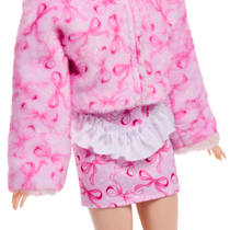 Barbie Cutie Reveal knuffel serie pop roze lammetje productafbeelding 5