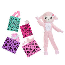 Barbie Cutie Reveal knuffel serie pop roze lammetje productafbeelding 6