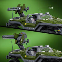 Hot Wheels Halo UNSC M12 Warthog productafbeelding 3