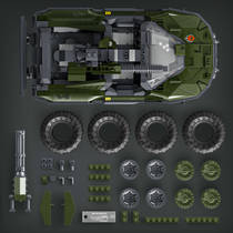 Hot Wheels Halo UNSC M12 Warthog productafbeelding 5