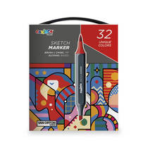 Carioca Plus Sketch twinmarkers set 32-delig productafbeelding 5