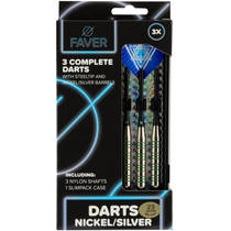 Faver dartset met opbergdoosje productafbeelding 2