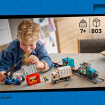 LEGO City containertrein met kraan en vrachtwagen 60509 productafbeelding 6