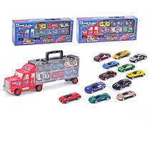 Auto World transportvrachtwagen met raceauto's hoofdafbeelding product