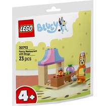 LEGO Bluey Mini Builds chic restaurant met Bingo 30713