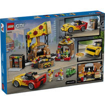 LEGO City pizzacentrale met voertuigen 60496 productafbeelding 7