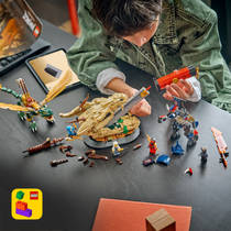 LEGO NINJAGO strijd bij het drakenzwaard 71871 productafbeelding 3