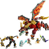 LEGO NINJAGO Wyldfyre's transformerende drakenmecha 71868 productafbeelding 2