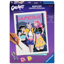 Ravensburger CreArt schilderen op nummer KPop Demon Hunters HUNTR/X hoofdafbeelding product