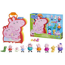 Peppa Pig complete gezinskoffer met 7 figuren hoofdafbeelding product