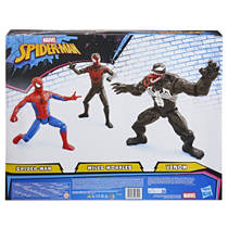 Marvel Spider-Man Titan serie Venom Miles Morales speelfiguren set productafbeelding 4