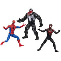 Marvel Spider-Man Titan serie Venom Miles Morales speelfiguren set productafbeelding 3