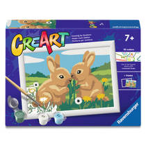 Ravensburger CreArt Schilderen op nummer konijnenvrienden