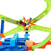Hot Wheels Stunt Tracks Hypersphere Crash speelset productafbeelding 3