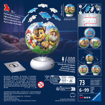 Ravensburger 3D-puzzel PAW Patrol nachtlamp - 72 stukjes productafbeelding 3