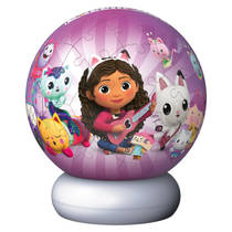 Ravensburger 3D-puzzel Gabby's Poppenhuis nachtlamp - 72 stukjes productafbeelding 2