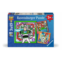 Ravensburger puzzelset Disney Pixar Toy Story 5 - 3 x 49 stukjes