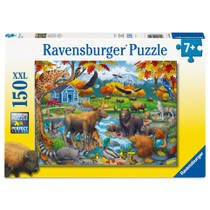 Ravensburger Wildlife Gathering puzzel - 150 XXL stukjes