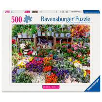 Ravensburger puzzel bloemenmarkt Frankrijk - 500 stukjes hoofdafbeelding product