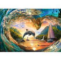 Ravensburger puzzel Sunset Splash - 1000 stukjes productafbeelding 2