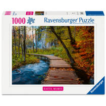 Ravensburger Beautiful Walkways puzzel herfstig bospad - 1000 stukjes hoofdafbeelding product