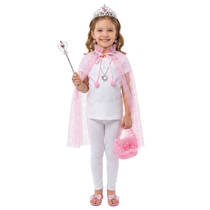 Prinsessen verkleedset - roze productafbeelding 2