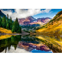 Ravensburger Beautiful Mountains puzzel Aspen Colorado - 1000 stukjes productafbeelding 2