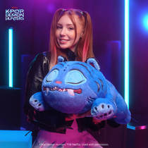 KPop Demon Hunters knuffel slapende Derpy Tiger - 45 cm productafbeelding 7