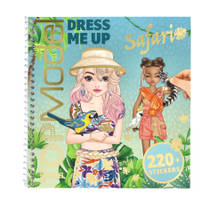 TOPModel Dress Me Up stickerboek safari productafbeelding 3