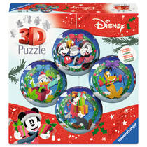 Ravensburger 3D-puzzel bal Disney kerst-motieven set van 4