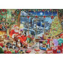 Ravensburger puzzel Santa Takes A Break - 1000 stukjes productafbeelding 2
