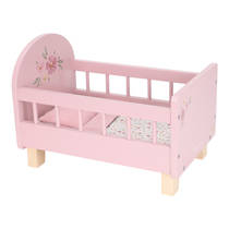 Little Dutch Soft Flowers houten poppenbed - roze productafbeelding 9