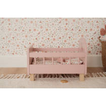 Little Dutch Soft Flowers houten poppenbed - roze productafbeelding 4