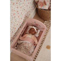 Little Dutch Soft Flowers houten poppenbed - roze productafbeelding 2