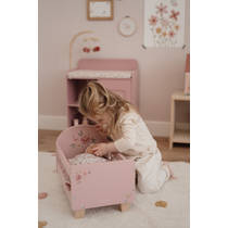 Little Dutch Soft Flowers houten poppenbed - roze productafbeelding 8