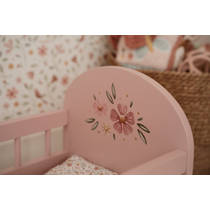 Little Dutch Soft Flowers houten poppenbed - roze productafbeelding 5