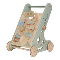 Little Dutch Safari Friends houten activiteitenloopwagen productafbeelding 7