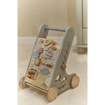 Little Dutch Safari Friends houten activiteitenloopwagen productafbeelding 4