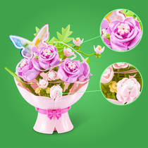 MAX bloemenboeket met LED S1 - roze productafbeelding 4