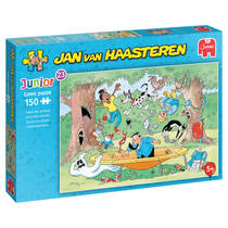 Jumbo Jan van Haasteren Junior puzzel Trampoline springen - 150 stukjes