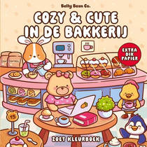 Cozy & Cute in de bakkerij kleurboek