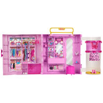 Barbie deluxe kledingkast speelset met pop
